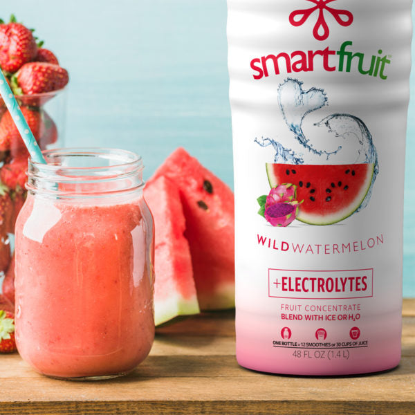 SmartFruit - 100% Real Fruit Puree: 48 fl. oz. Bottle: Wild Watermelon