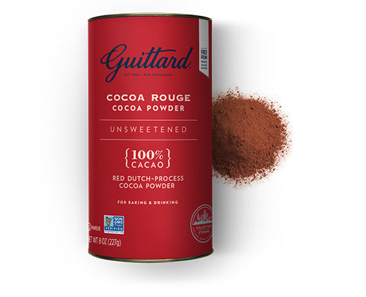 Guittard Cocoa - 8oz Can Unsweetened: Cocoa Rouge