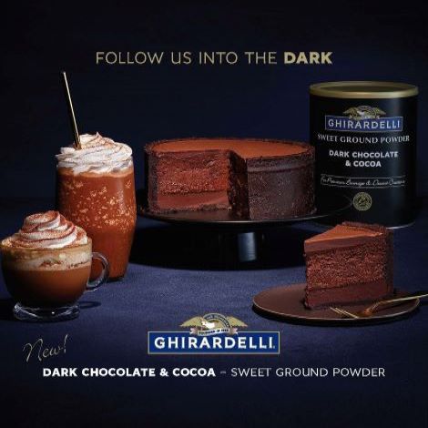 Ghirardelli Sweet Ground Dark Chocolate & Cocoa Powder - 3lb Can-3