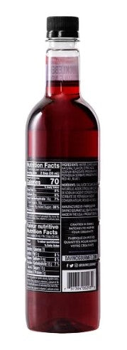 Davinci Classic Flavored Syrups - 750 ml. Plastic Bottle: Huckleberry