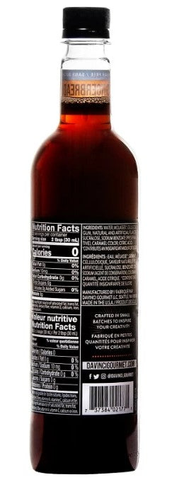 Davinci Sugar Free Flavored Syrups - 750 ml. Plastic Bottle: Gingerbread