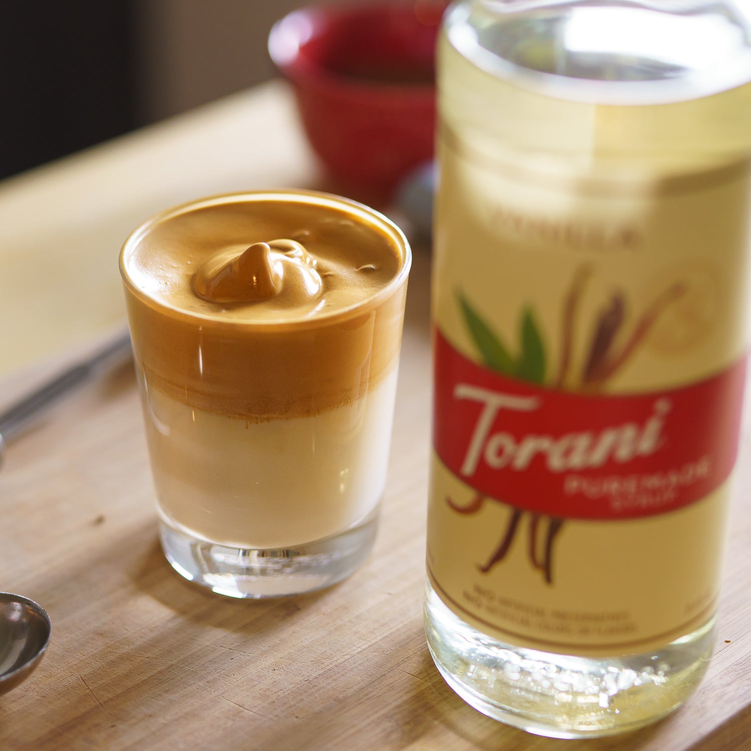 Torani Puremade Flavor Syrup: 750ml Glass Bottle: Vanilla