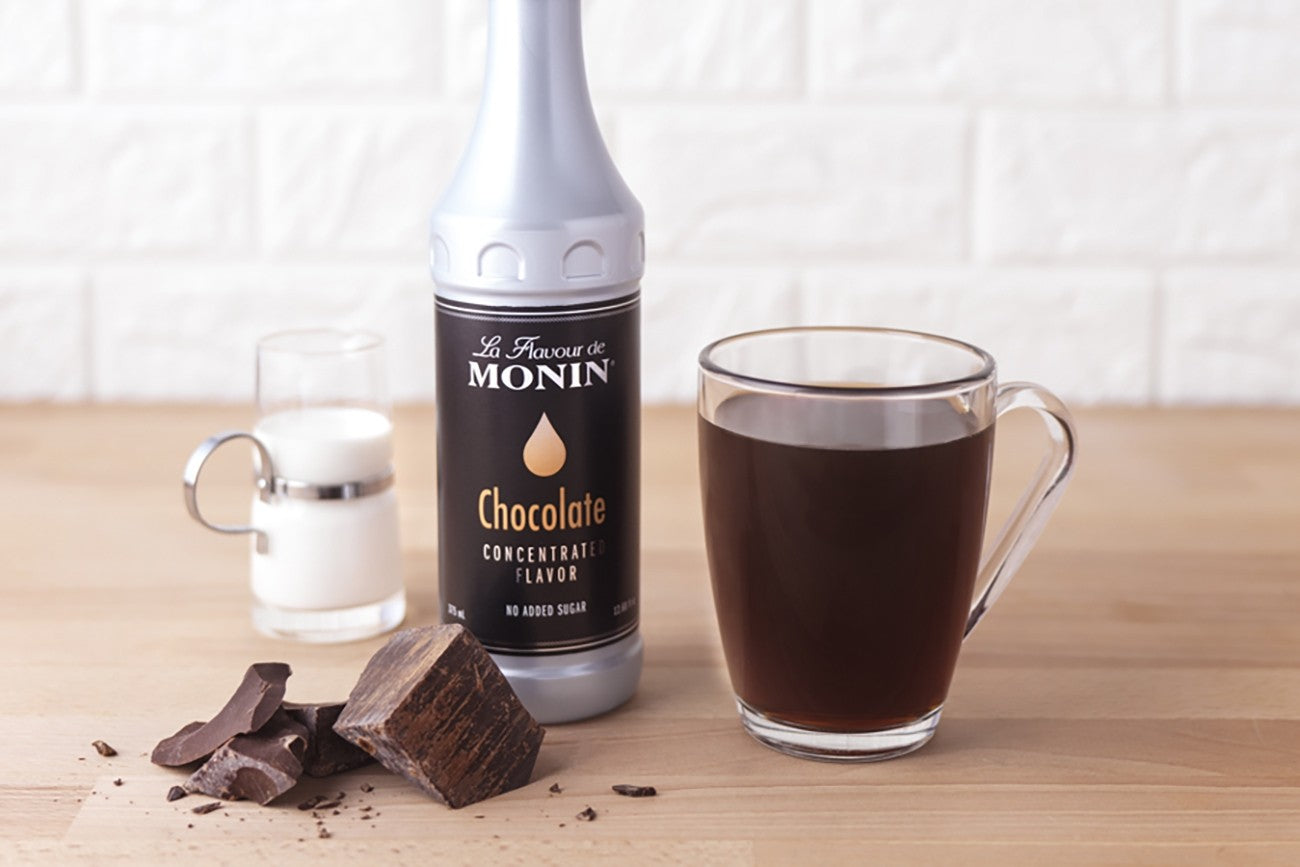 Monin Concentrated Flavor - 375 mL Plasic Bottle: Chocolate