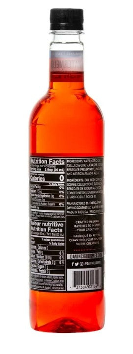 Davinci Sugar Free Flavored Syrups - 750 ml. Plastic Bottle: Watermelon