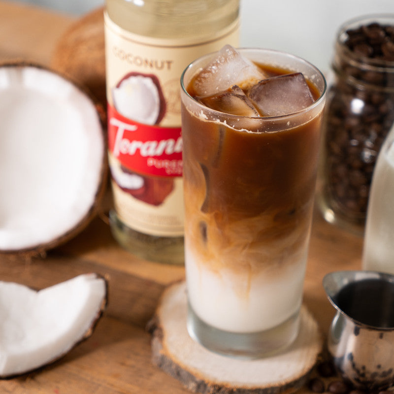 Torani Puremade Flavor Syrup: 750ml Glass Bottle: Coconut