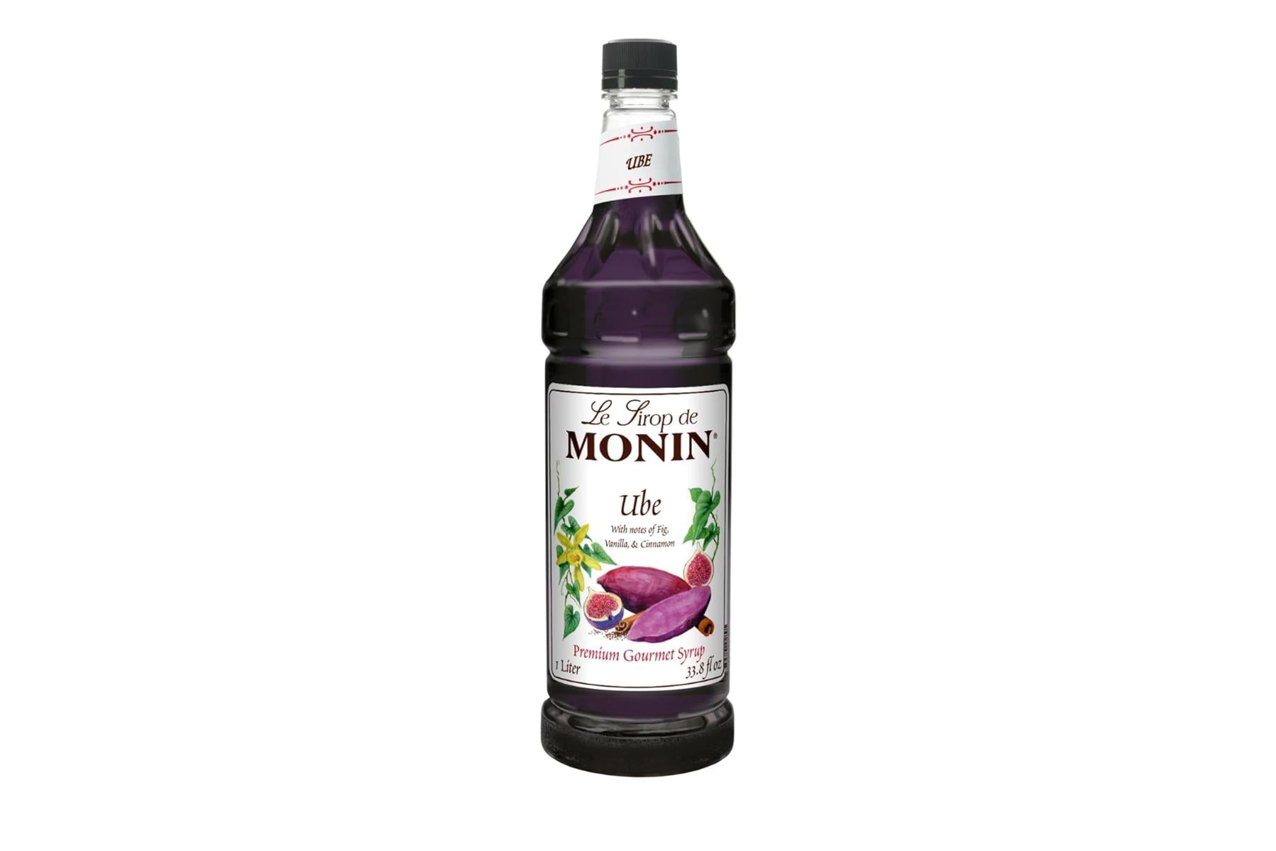 Monin Classic Syrup - 1L Plastic Bottle: Ube