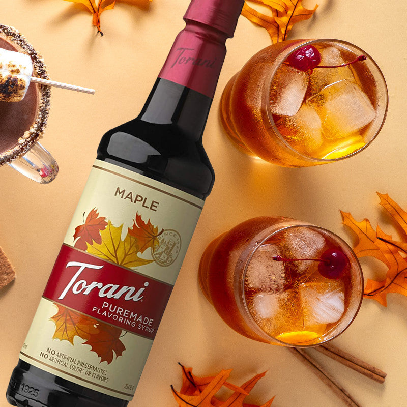 Torani Puremade Flavor Syrup - 750ml Plastic Bottle: Maple