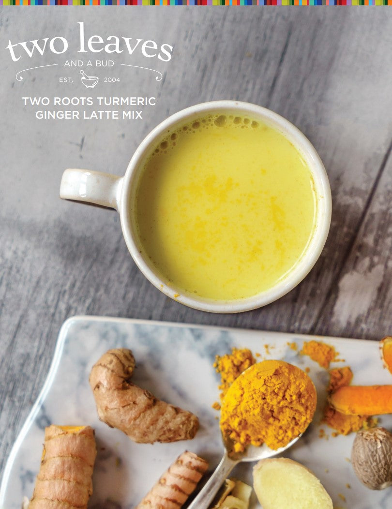 Two Leaves Tea: Turmeric Ginger Rooibos Tea Latte - 500g Bulk Bag