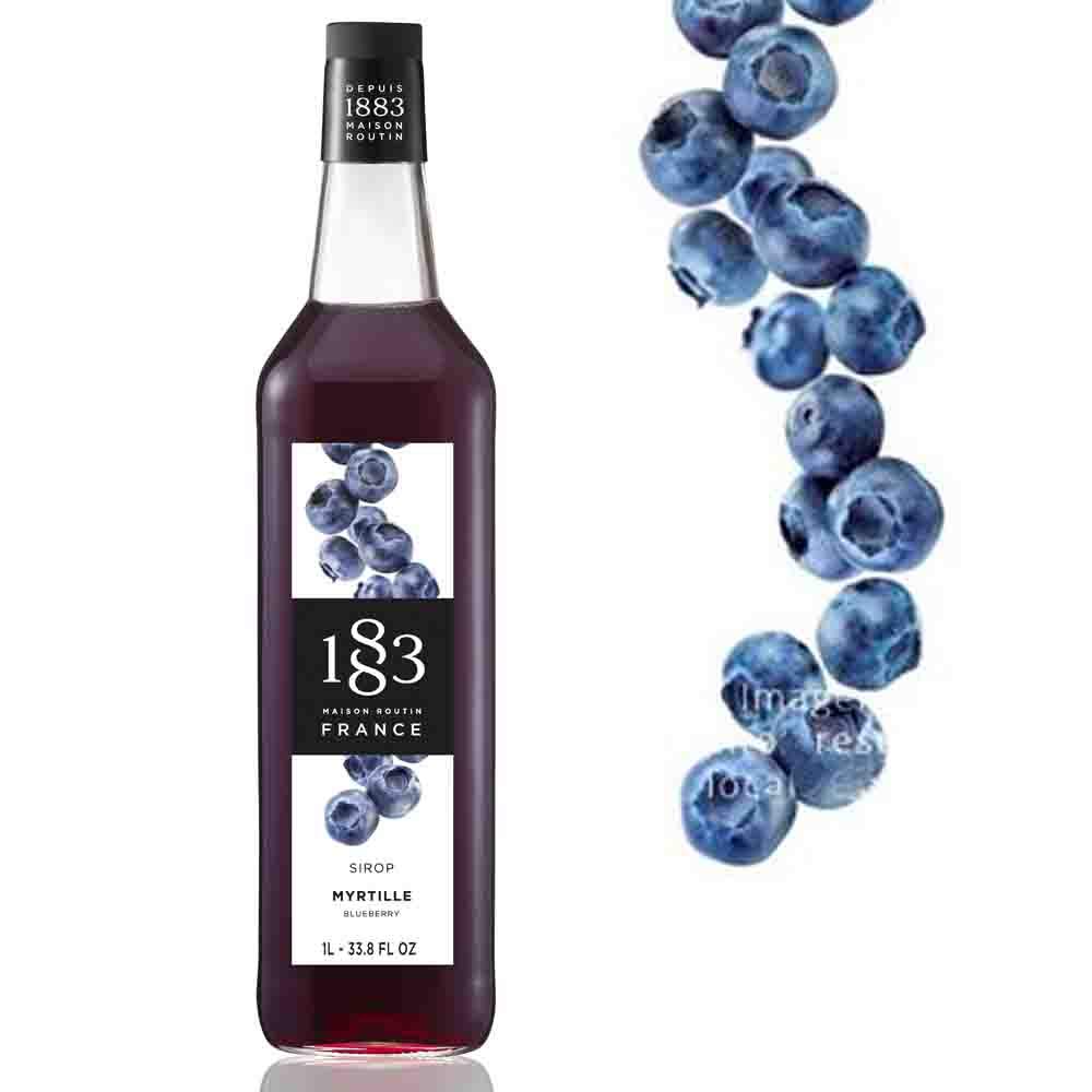 1883 Classic Flavored Syrups - 1L Plastic Bottle: Blueberry