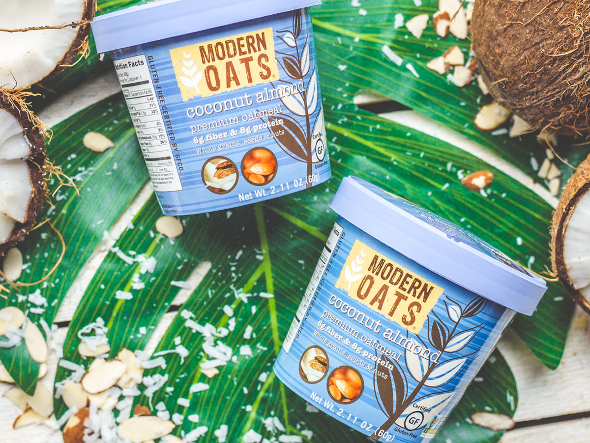 Modern Oats Premium Oatmeal - 2.11 Oz. Cup:  Coconut Almond-4