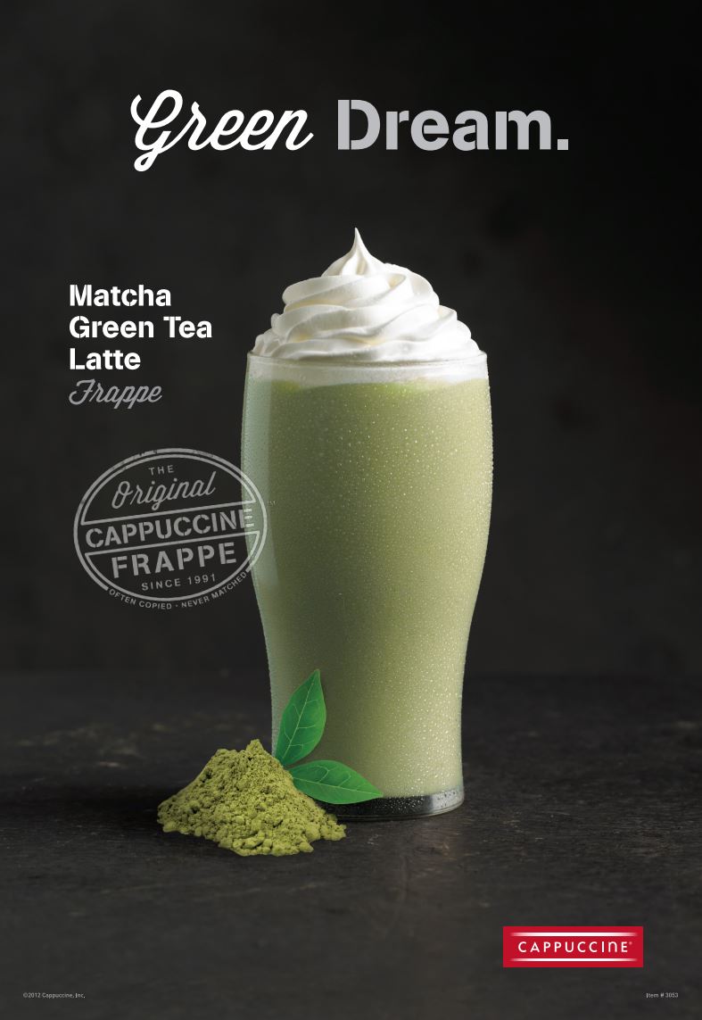 Cappuccine Tea Frappe Mix - 3 lb. Bulk Bag: Matcha Green Tea Latte