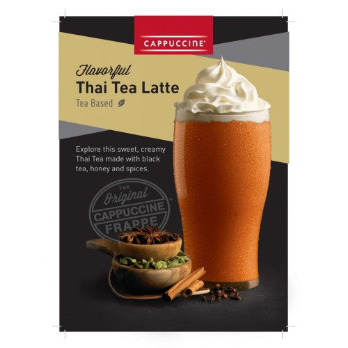 Cappuccine Tea Frappe Mix - 3 lb. Bulk Bag: Thai Tea Latte
