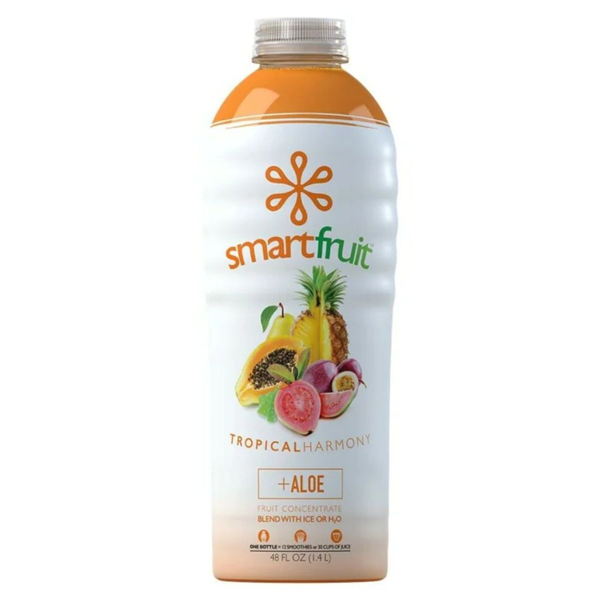 SmartFruit - 100% Real Fruit Puree: 48 fl. oz. Bottle: Tropical Harmony