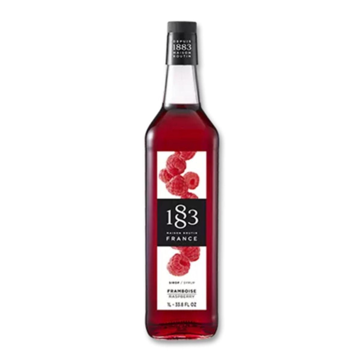 1883 Classic Flavored Syrups - 1L Plastic Bottle: Sugar Free Raspberry