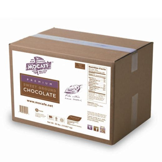 MoCafe - Premium Sweet Ground Chocolate - 30 lb. Box-2