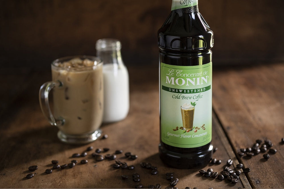 Monin Cold Brew Coffee Concentrate - 1 Liter Plastic Bottle