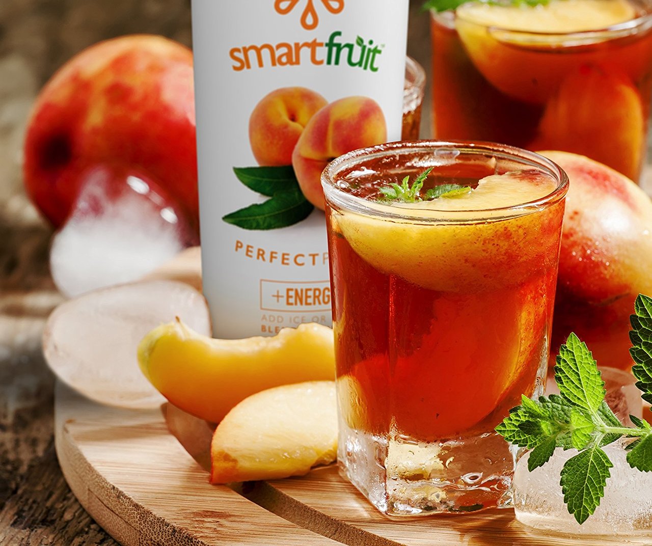 SmartFruit - 100% Real Fruit Puree: 48 fl. oz. Bottle: Perfect Peach-3