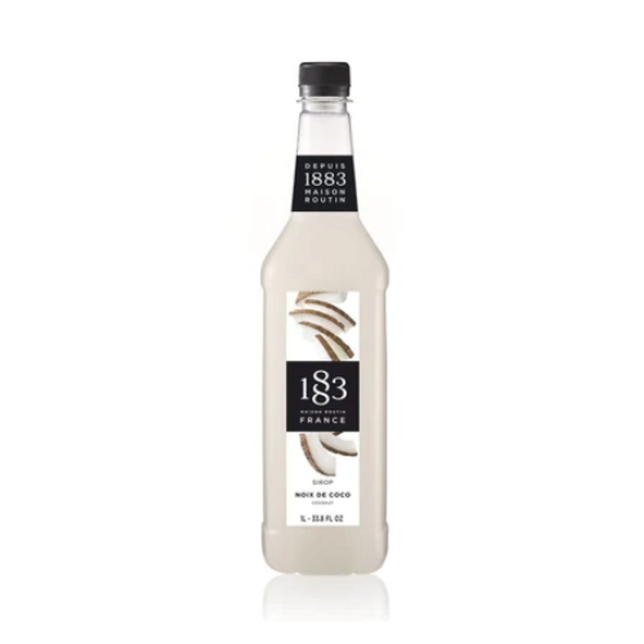 1883 Classic Flavored Syrups - 1L Plastic Bottle: Sugar Free Coconut