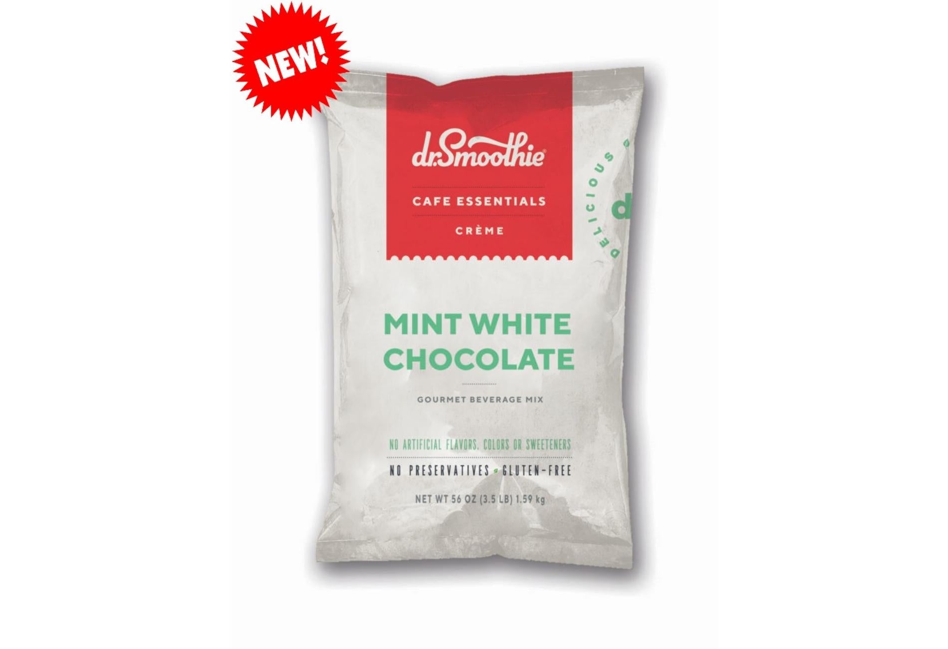 Dr. Smoothie Cafe Essentials Creme - 3.5lb Bulk Bag: Mint White Chocolate