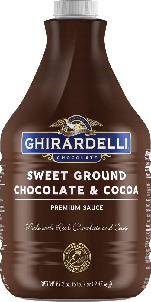 Ghirardelli Sweet Ground Chocolate Sauce - 64 oz. Bottle