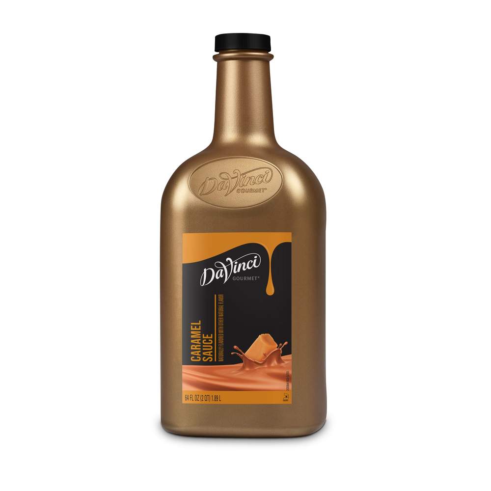 Davinci Gourmet Sauce - 64 oz Plastic Bottle: Caramel