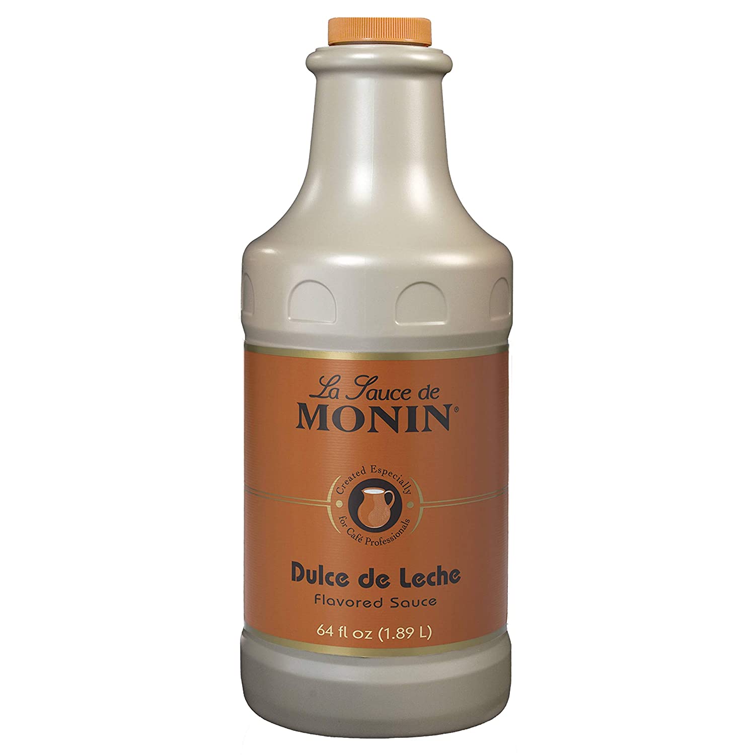Monin Gourmet Sauce - 64 oz. Bottle: Dulce de Leche