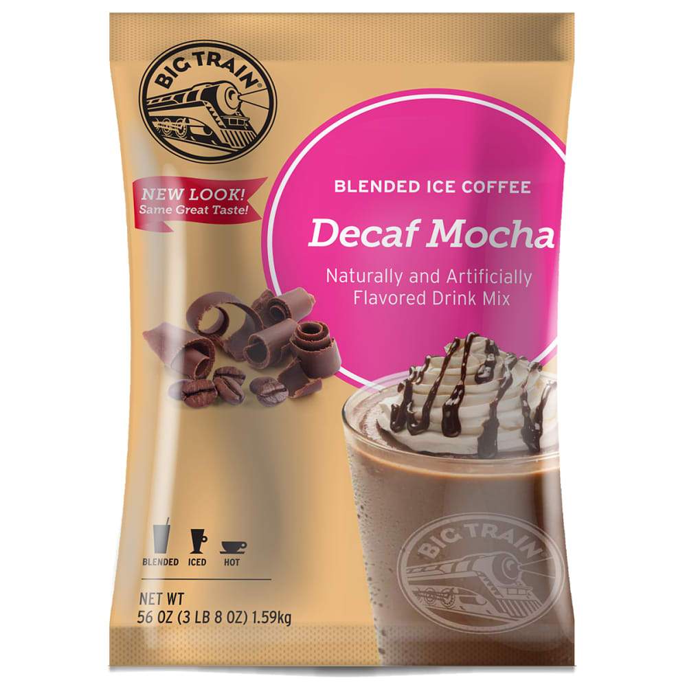 Big Train Blended Ice Coffee - 3.5 lb. Bulk Bag: Mocha (Decaf)