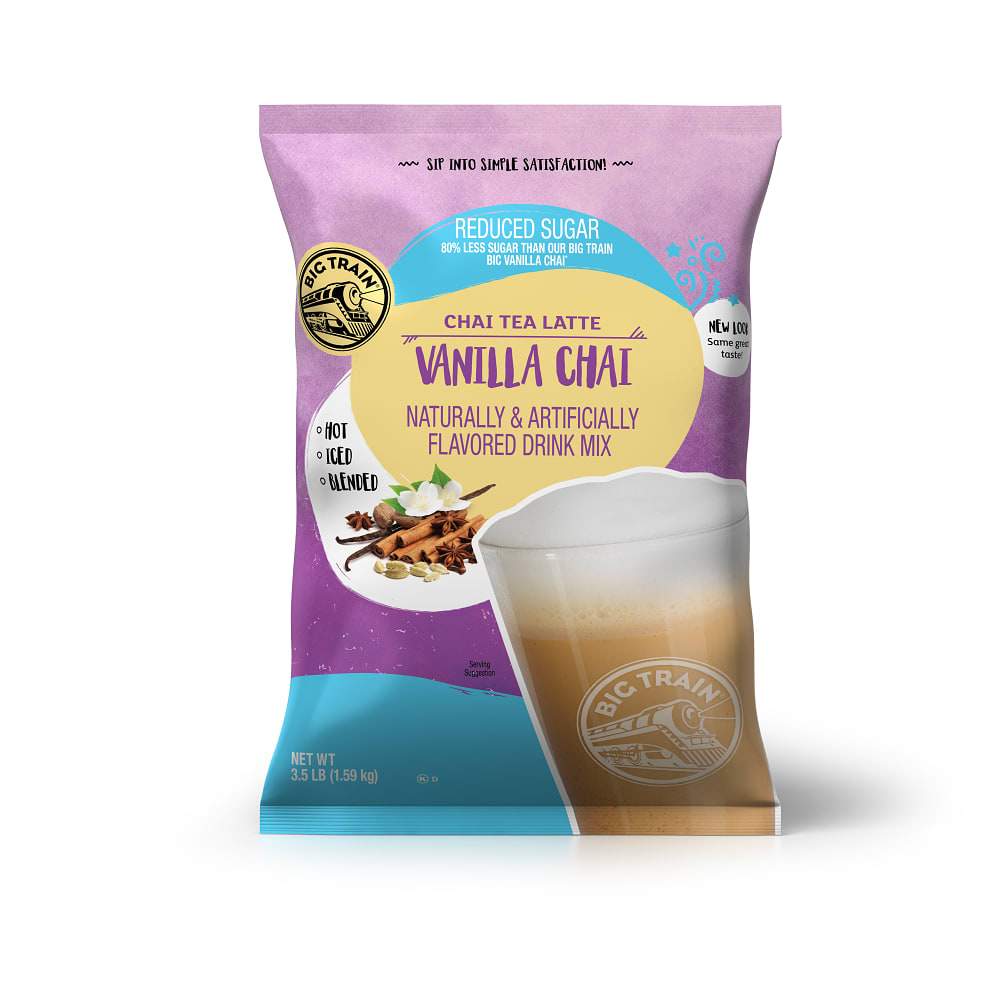 Big Train Chai Tea - 3.5 lb. Bulk Bag: Vanilla (Reduced Sugar)