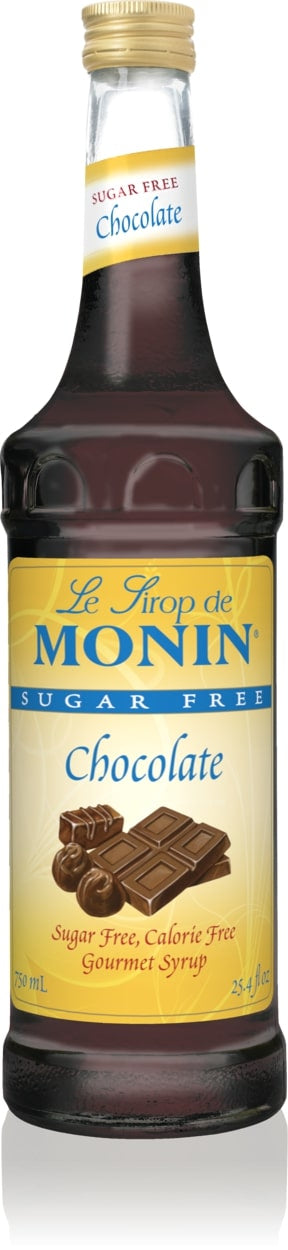 Monin  Sugar Free Flavored Syrups - 750 ml. Glass Bottle: Chocolate (Sugar Free)