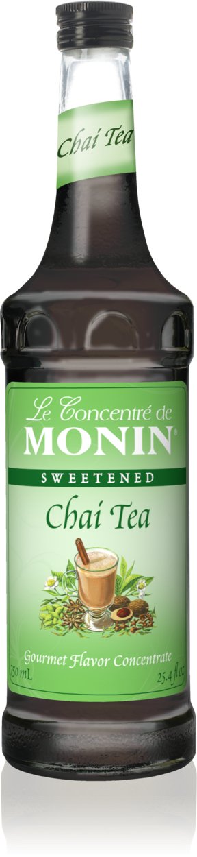 Monin Tea Concentrate - 750 ml. Glass Bottle: Monin Chai Tea Concentrate 