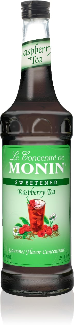 Monin Tea Concentrate - 750 ml. Glass Bottle: Raspberry Tea