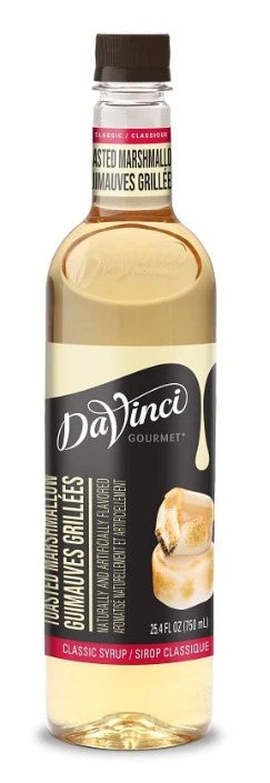 Davinci Classic Flavored Syrups - 750 ml. Plastic Bottle: Toasted Marshmallow