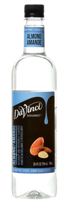 Davinci Sugar Free Flavored Syrups - 750 ml. Plastic Bottle: Almond