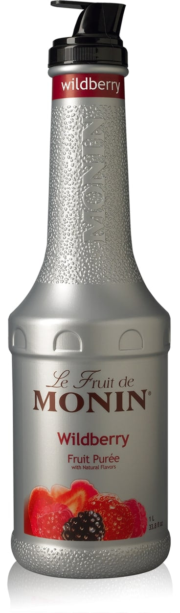 Monin Fruit Puree - 1L Plastic Bottle: WildBerry