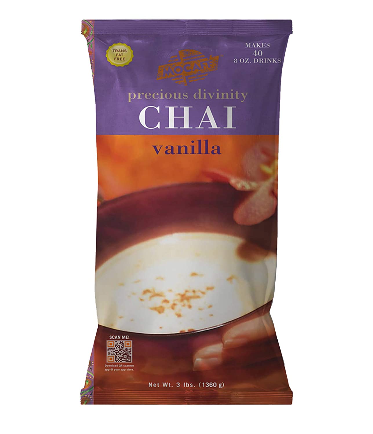 MoCafe - Precious Divinity Chai Tea - 3 lb. Bulk Bag : Vanilla