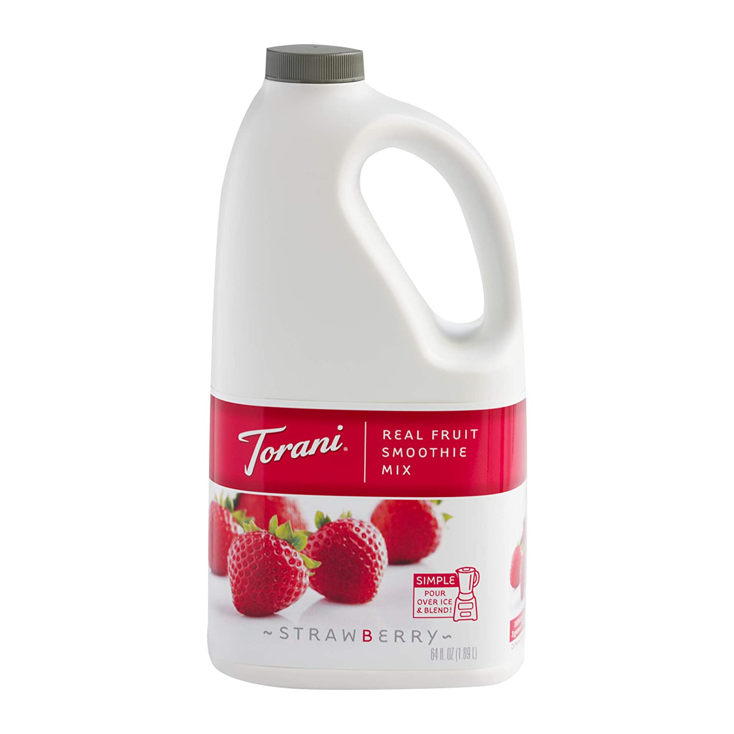 Torani Real Fruit Smoothies - 64oz Jug: Strawberry