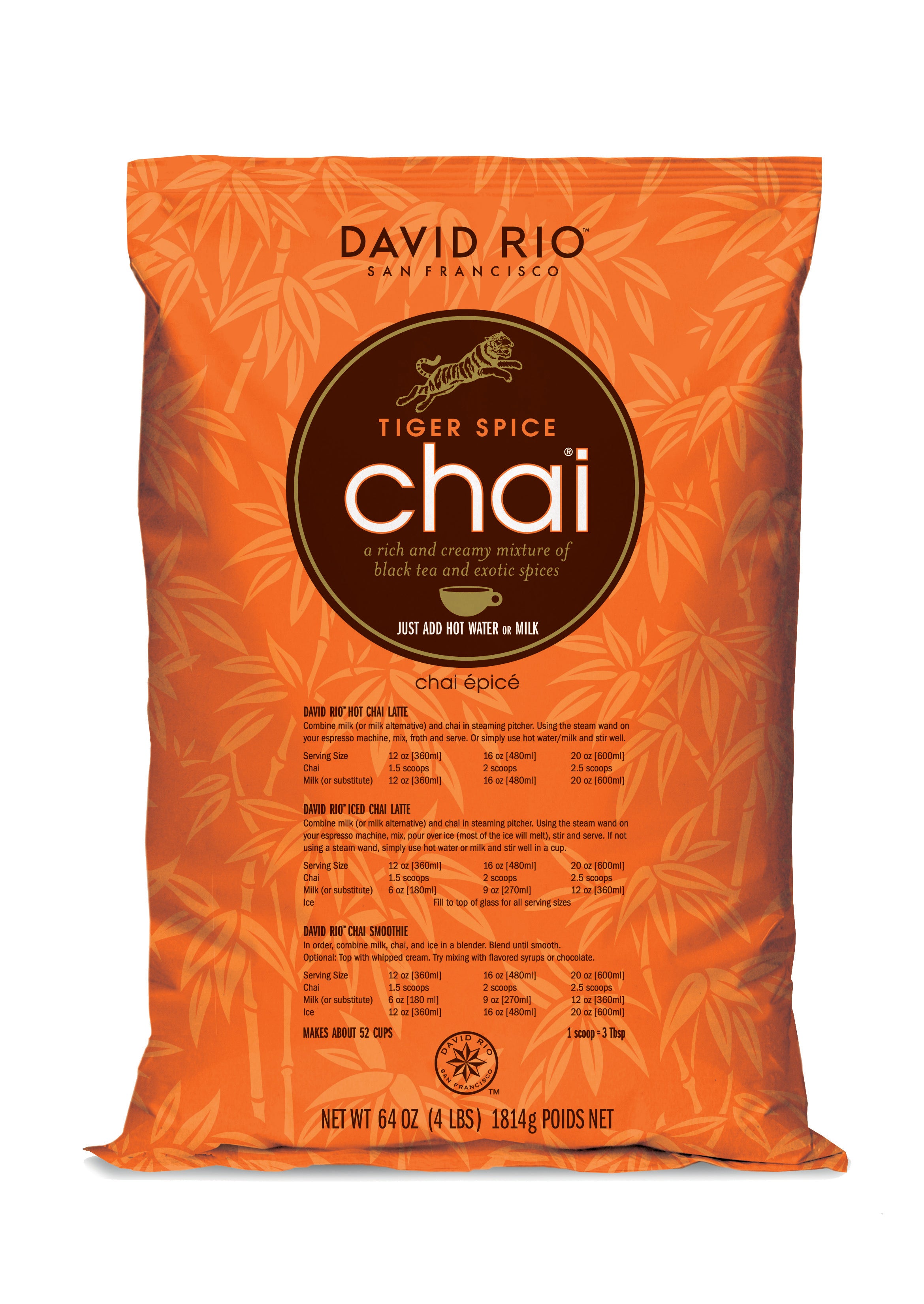 David Rio Chai (Endangered Species) - 4lb Bulk Bag: Tiger Spice
