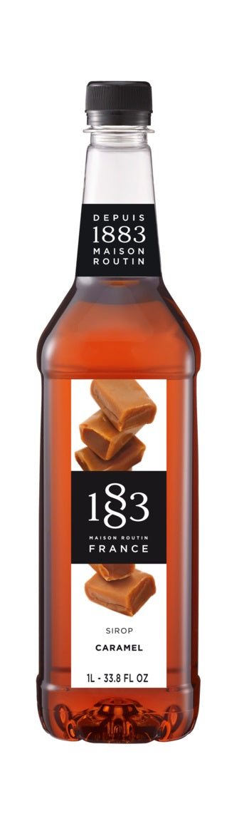 1883 Classic Flavored Syrups - 1L Plastic Bottle: Caramel