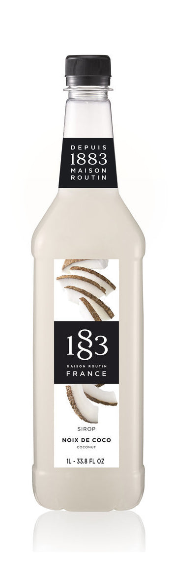 1883 Classic Flavored Syrups - 1L Plastic Bottle: Coconut