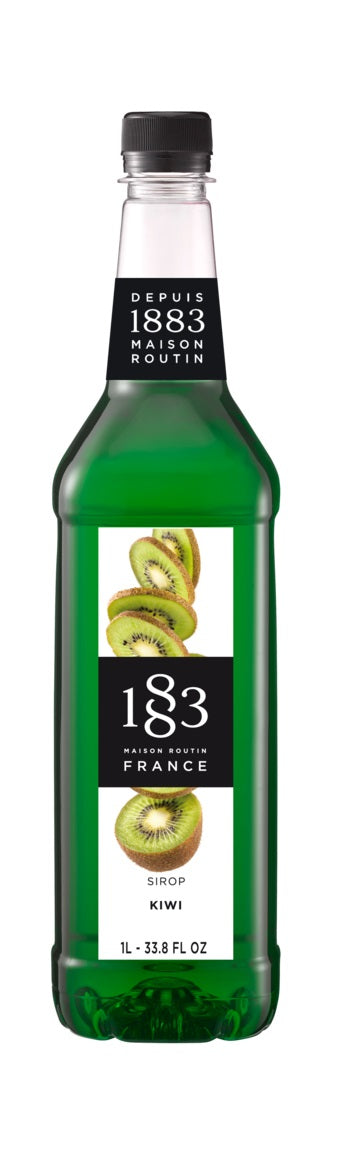1883 Classic Flavored Syrups - 1L Plastic Bottle: Kiwi