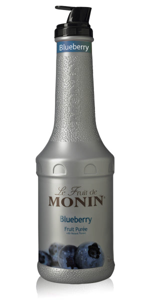 Monin Fruit Puree - 1L Plastic Bottle: Blueberry