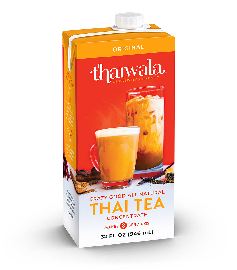 Thaiwala Thai Tea Concentrate: Original - 32 oz. Carton