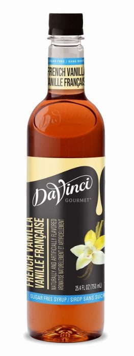 Davinci Sugar Free Flavored Syrups - 750 ml. Plastic Bottle: French Vanilla