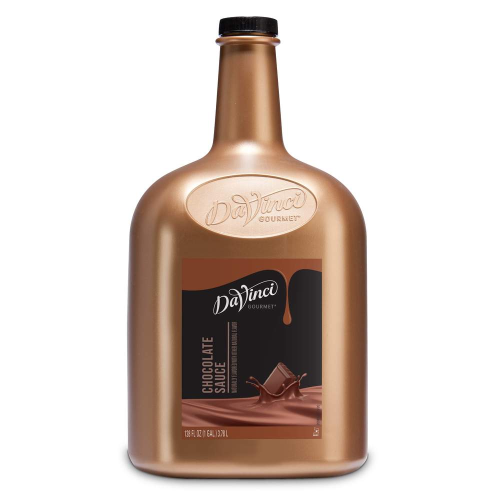 Davinci Gourmet Sauce - 1 Gallon Plastic Bottle: Chocolate