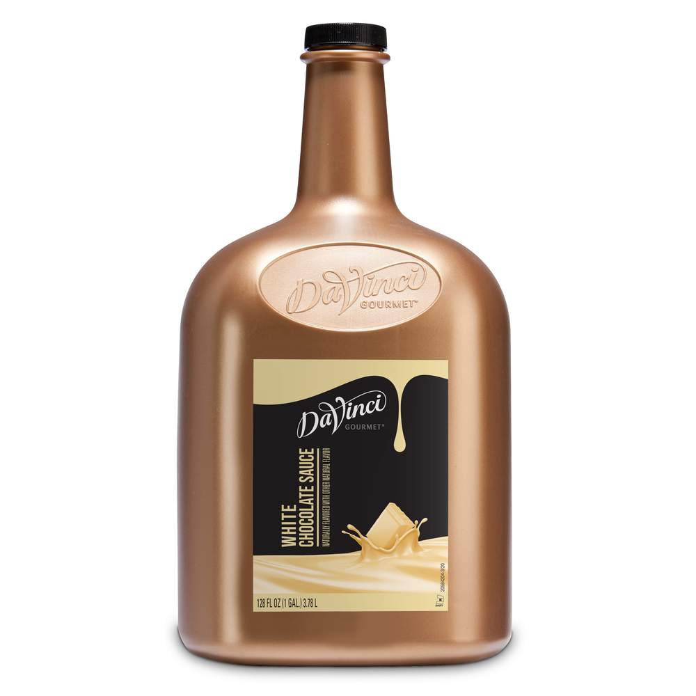 Davinci Gourmet Sauce - 1 Gallon Plastic Bottle: White Chocolate