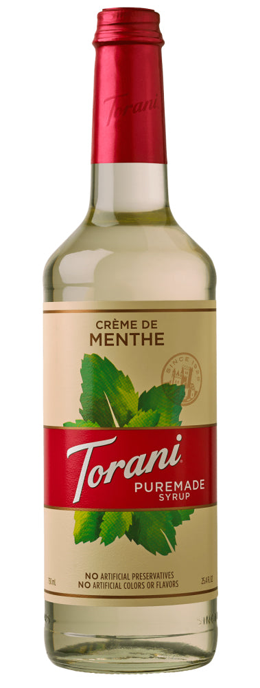 Torani 750ml PET: Creme de Menthe