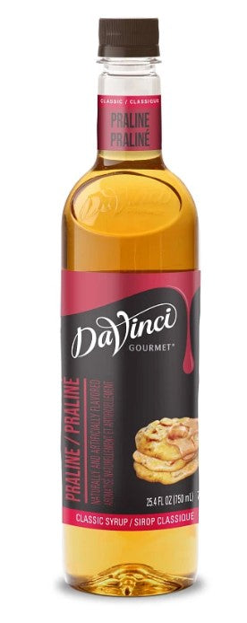 Davinci Classic Flavored Syrups - 750 ml. Plastic Bottle: Praline