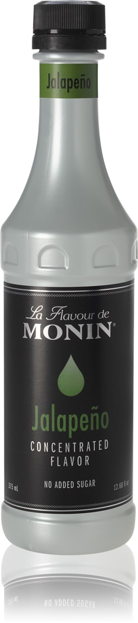 Monin Concentrated Flavor - 375 mL Plasic Bottle: Jalapeno