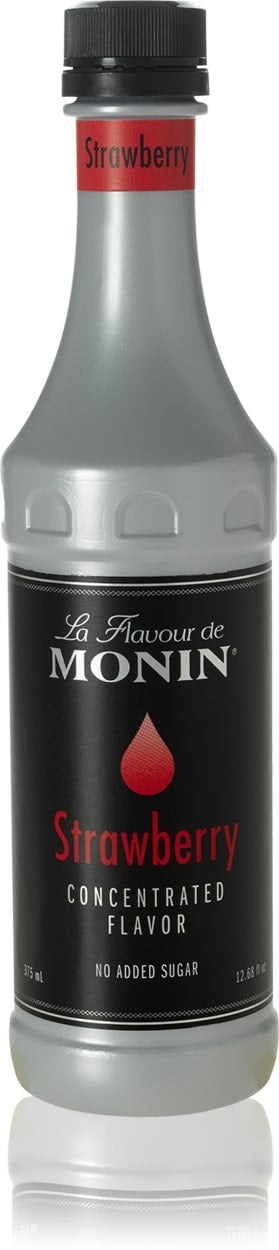 Monin Concentrated Flavor - 375 mL Plasic Bottle: Strawberry