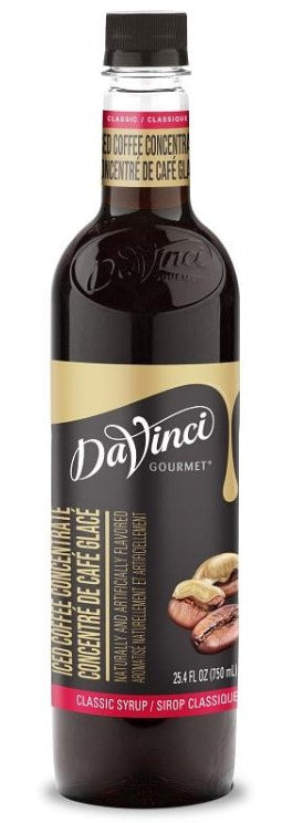 Davinci Gourmet Iced Coffee Concentrate - 750 ml. Plastic Bottle